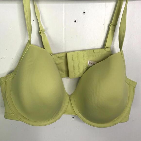 Cacique Bra Womens Size 44C Lightly Lined T Shirt Lime Green Wired Comfort - Picture 2 of 7